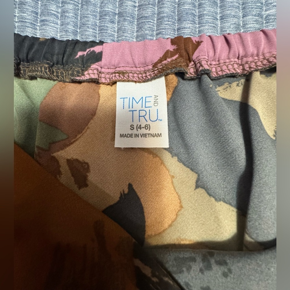 Time and Tru Women's Midi Slip Skirt - Picture 8 of 10